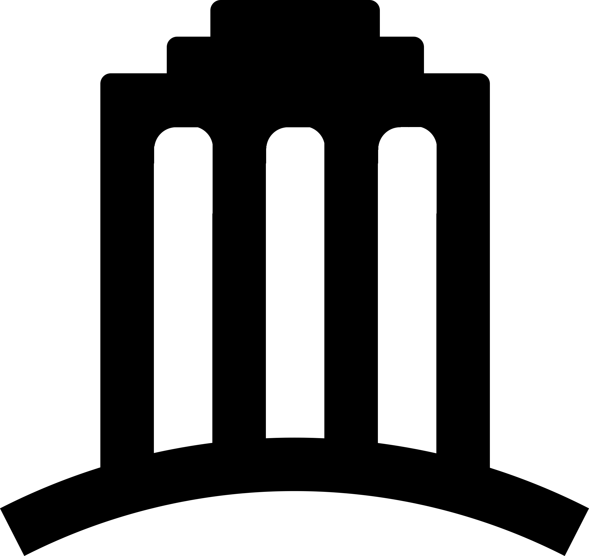 Delf research's logo in black